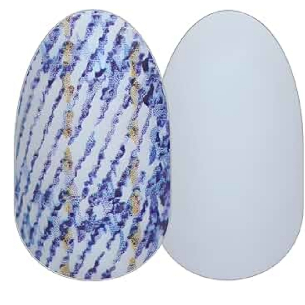 5/$20 Color Street Blue Jean Baby Nail Polish Strips, Pale Blue Denim, (…